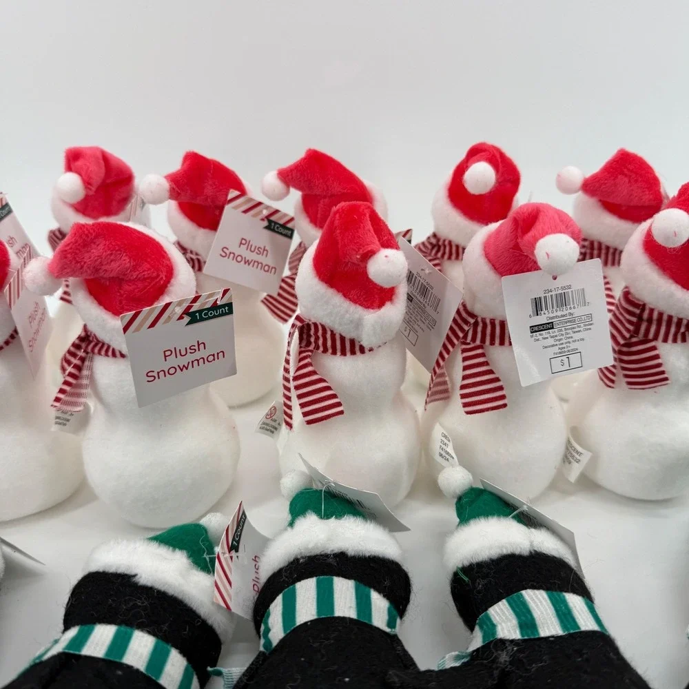 10 Lots of 22 Target Bullseye Playground Snowman‎ Penguin Plush 5